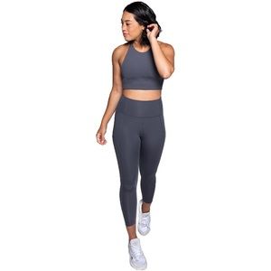 Girlfriend Collective High Rise Compression Leggings - Moon